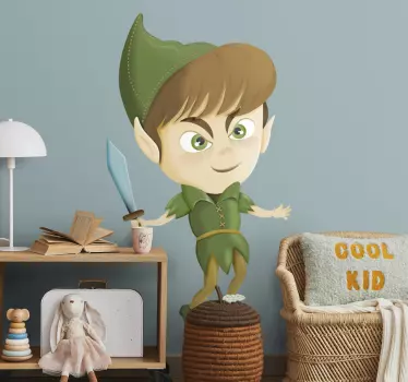 αυτοκόλλητο peter pan παιδιά - TenStickers