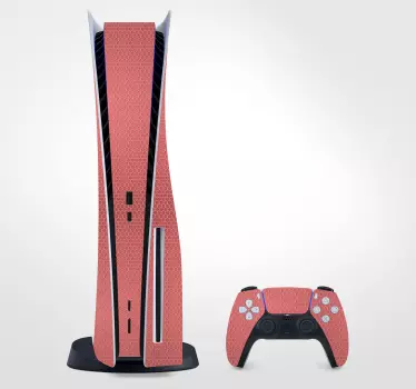 ροζ ανθρακικό δέρμα playstation 5 decal - TenStickers