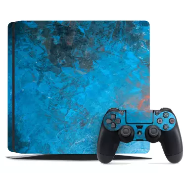 Αυτοκόλλητα ps4 με γυαλιστερό πάγο - TenStickers