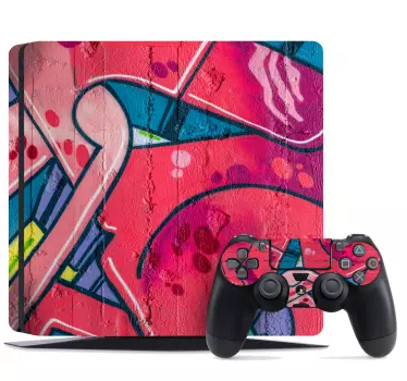 Αυτοκόλλητα ps4 σε Ζωντανό Στυλ Γκράφιτι - TenStickers