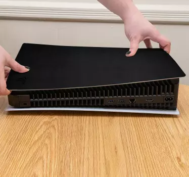 Αυτοκόλλητο ps5 black skin playstation 5 - TenStickers
