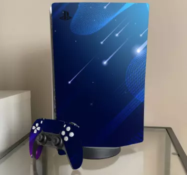 Αυτοκόλλητο ps5 Κοσμικό Σχέδιο gaming - TenStickers