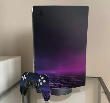 αυτοκόλλητο μοβ σκούρο street playstation 5 - TenStickers