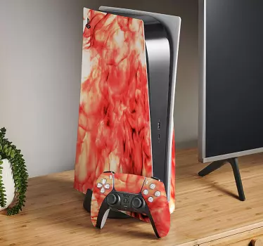 αυτοκόλλητο πραγματικής φωτιάς playstation 5 βινυλίου - TenStickers