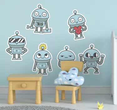 ρομπότ πακέτο για παιδικό υπνοδωμάτιο - TenStickers