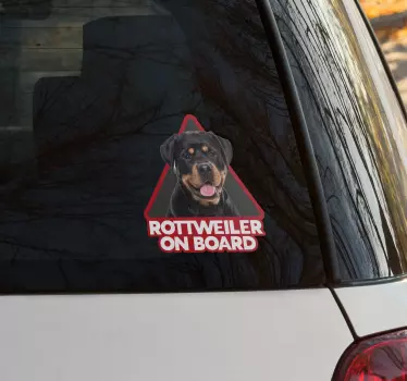 αυτοκόλλητο rottweiller αυτοκόλλητο για κατοικίδια χαλκομανίες - TenStickers