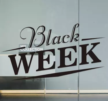 Αυτοκόλλητα προσφορών Νέα Συλλογή black week - TenStickers