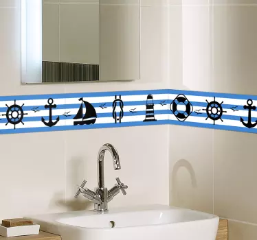 αυτοκόλλητο τοίχου στη θάλασσα - TenStickers