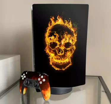 κρανίο του νεκρού playstation 5 decal - TenStickers
