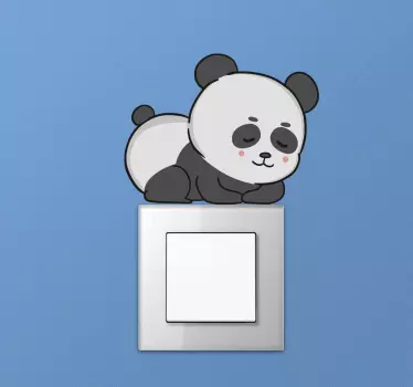 ύπνου panda anime διακόπτη φωτισμού - TenStickers