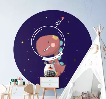 αυτοκόλλητο τοίχου space t-rex - TenStickers