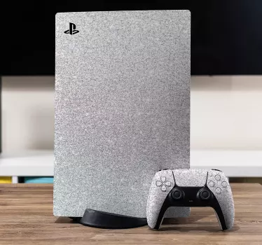 αυτοκόλλητο με αφρώδες λευκό δέρμα playstation 5 - TenStickers