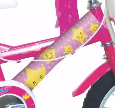 αστέρι ποδήλατο decal - TenStickers