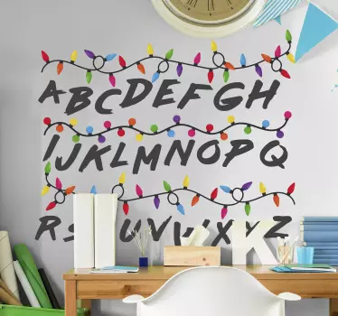 άγνωστα πράγματα κινηματογράφο decal - TenStickers