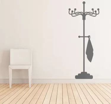 αυτοκόλλητο τοίχου vintage ντουλάπα - TenStickers
