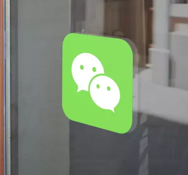Decal παραθύρου λογότυπου wechat - TenStickers
