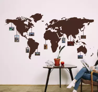 αυτοκόλλητο world photos - TenStickers
