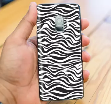 ζέβρα φόντο samsung - TenStickers