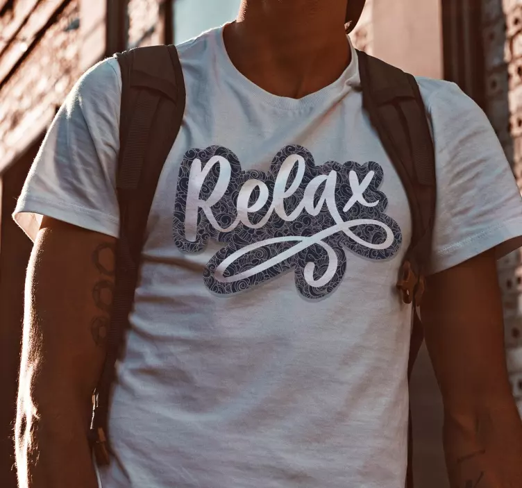 αφηρημένη μπλούζα με σχέδιο paisley - TenStickers