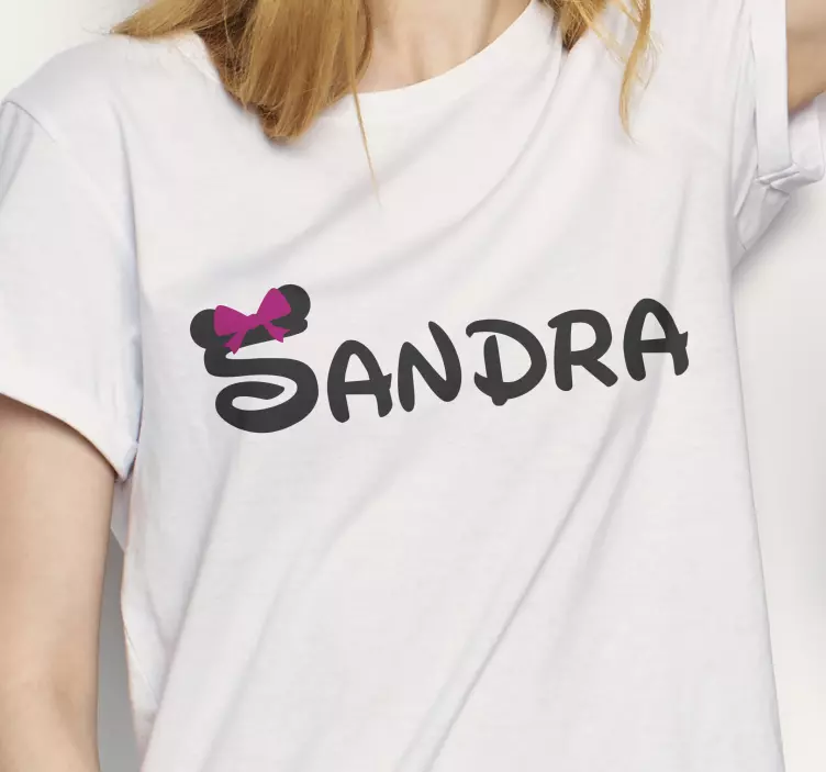 προσαρμόσιμο παιδικό μπλουζάκι minnie mouse - TenStickers