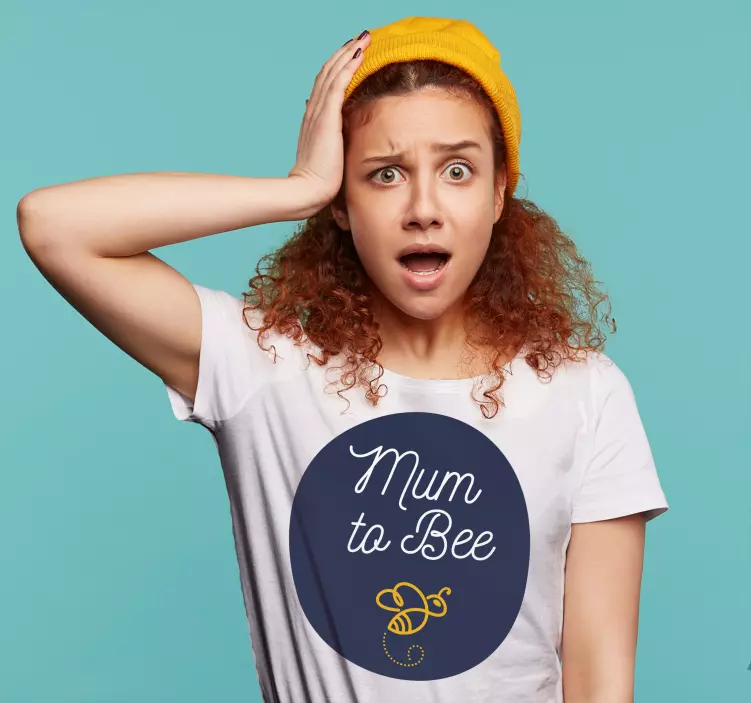 αστείο πουκάμισο από μαμά σε μέλισσα - TenStickers