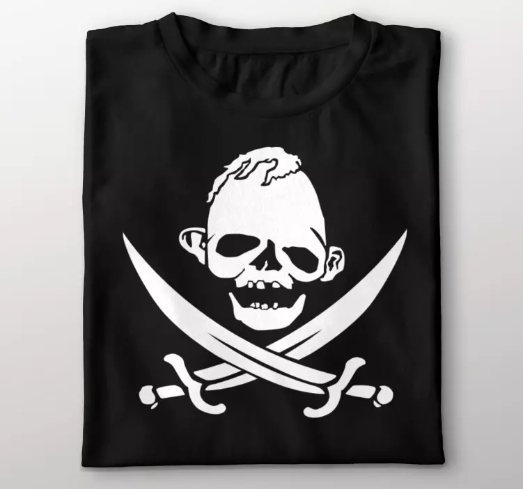 προσαρμοσμένο μπλουζάκι πειρατικής νωθρότητας - TenStickers