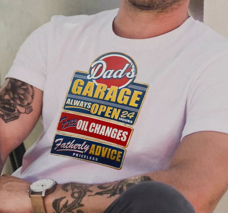 προσαρμοσμένο μπλουζάκι ρετρό διαφημιστικής πινακίδας - TenStickers