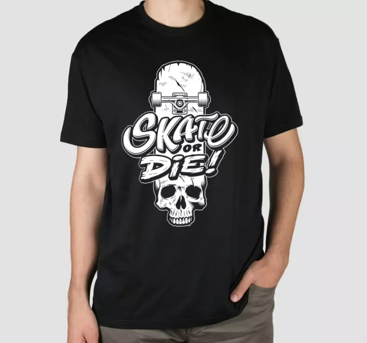 Skate grave graffiti custom t-shirt - TenStickers
