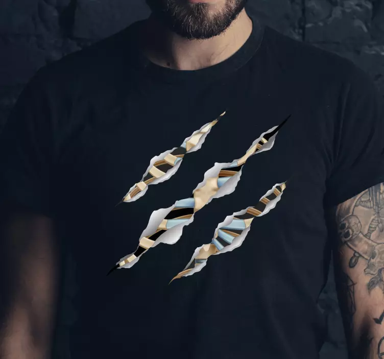 σκελετό ραβδώσεις αποκριών πουκάμισο - TenStickers