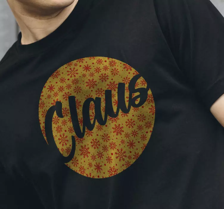 νιφάδες χιονιού προσαρμόσιμο χριστουγεννιάτικο πουκάμισο - TenStickers