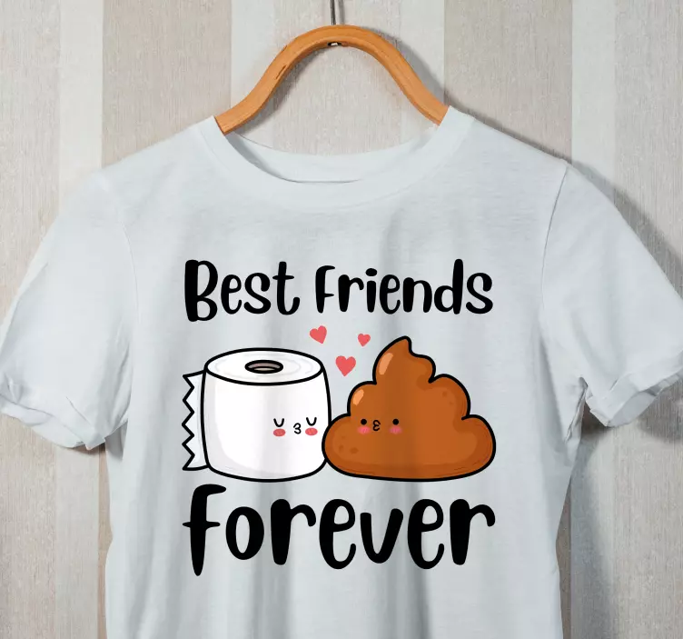 τουαλέτα αστείο απόσπασμα σχέδιο προσαρμοσμένο μπλουζάκι - TenStickers