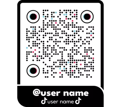 Μπλουζάκι tiktok qr κωδικός - TenStickers