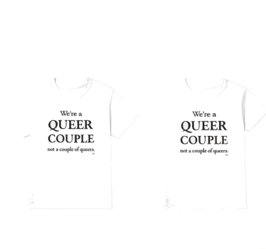 Μπλουζάκι ζευγαριού lgbt Κουίρ - TenStickers