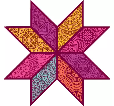 μπλουζάκι μωσαϊκό paisley - TenStickers