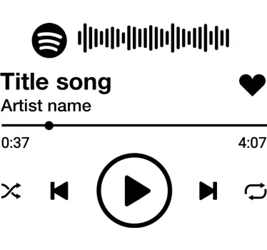 μπλουζάκι spotify music play - TenStickers