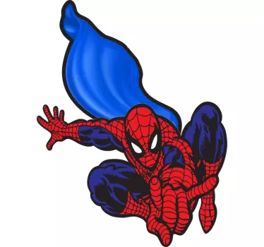 Spiderman με μπλε παιδικό πουκάμισο - TenStickers