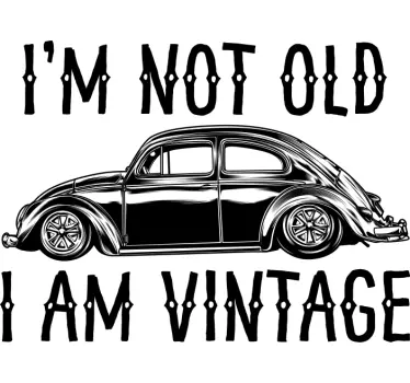 Μπλουζάκι Χιούμορ με vintage Αυτοκίνητα - TenStickers