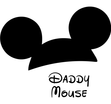 μέλη της οικογένειας micky ποντίκι μητέρα και κόρη πουκάμισο - TenStickers