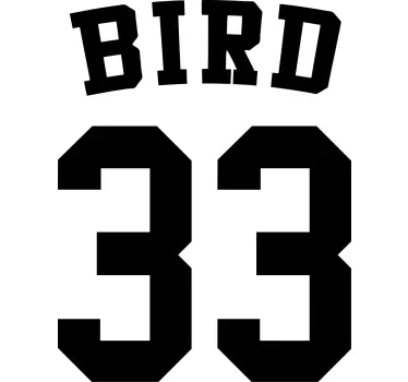 μπλουζάκι larry bird 33 - TenStickers
