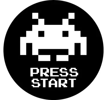 Μπλουζάκι pixel πιέστε έναρξη - TenStickers