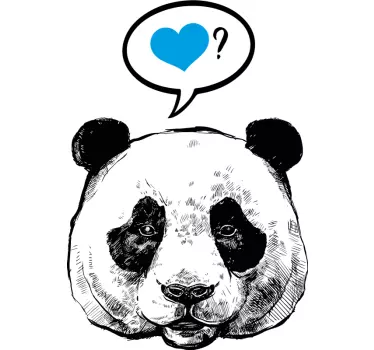 ασορτί πουκάμισα panda που φλερτάρουν για ζευγάρια - TenStickers