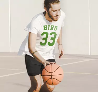 μπλουζάκι larry bird 33 - TenStickers