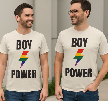Μπλουζάκι ζευγαριού Δύναμη lgbt Αγόρι - TenStickers
