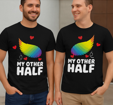 Μπλουζάκι ζευγαριού lgbt Ο άλλος μου εαυτός - TenStickers
