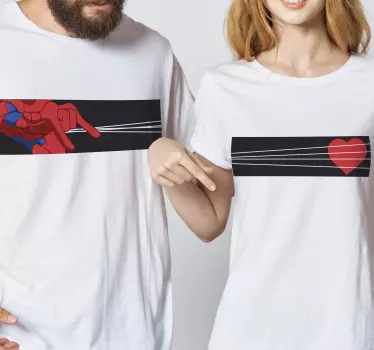 ζευγάρια spiderman πουκάμισα για ζευγάρια - TenStickers
