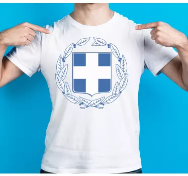 T-shirt ελληνικής σημαίας - TenStickers