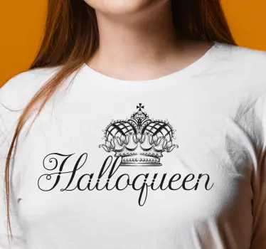 μπλουζάκι halloqueen - TenStickers