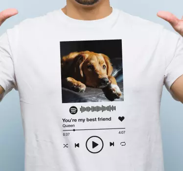 Spotify με κείμενο και μπλουζάκι εικόνας - TenStickers