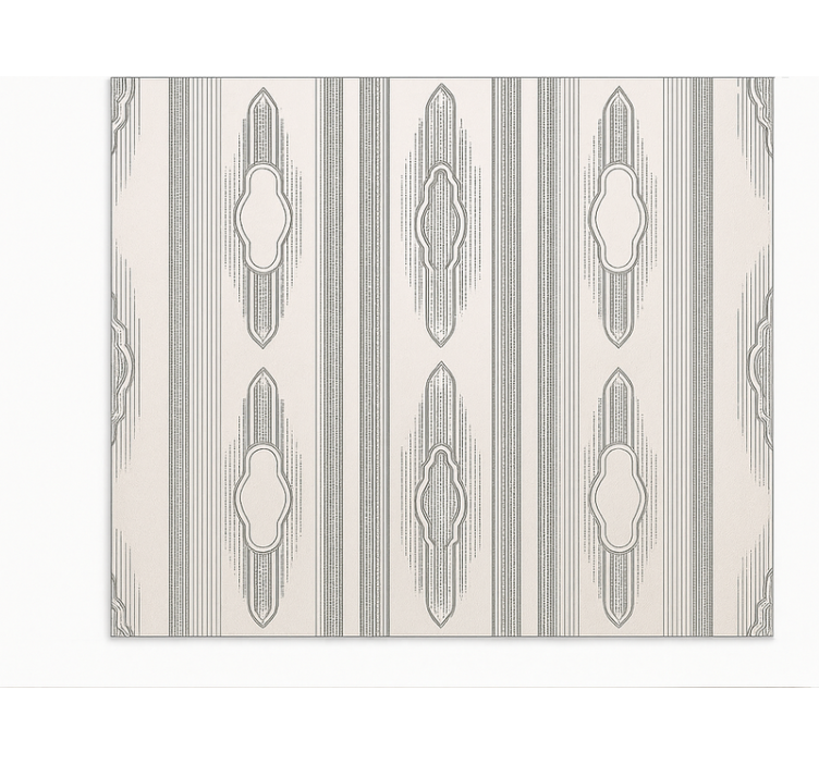 Βινυλιακό χαλί τραπεζαρίας περίπλοκη εθνοτική γεωμετρία - TenStickers