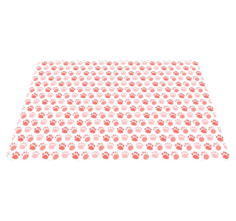Xαλί με εκτύπωση ζώου αποτυπώματα σκύλου - TenStickers